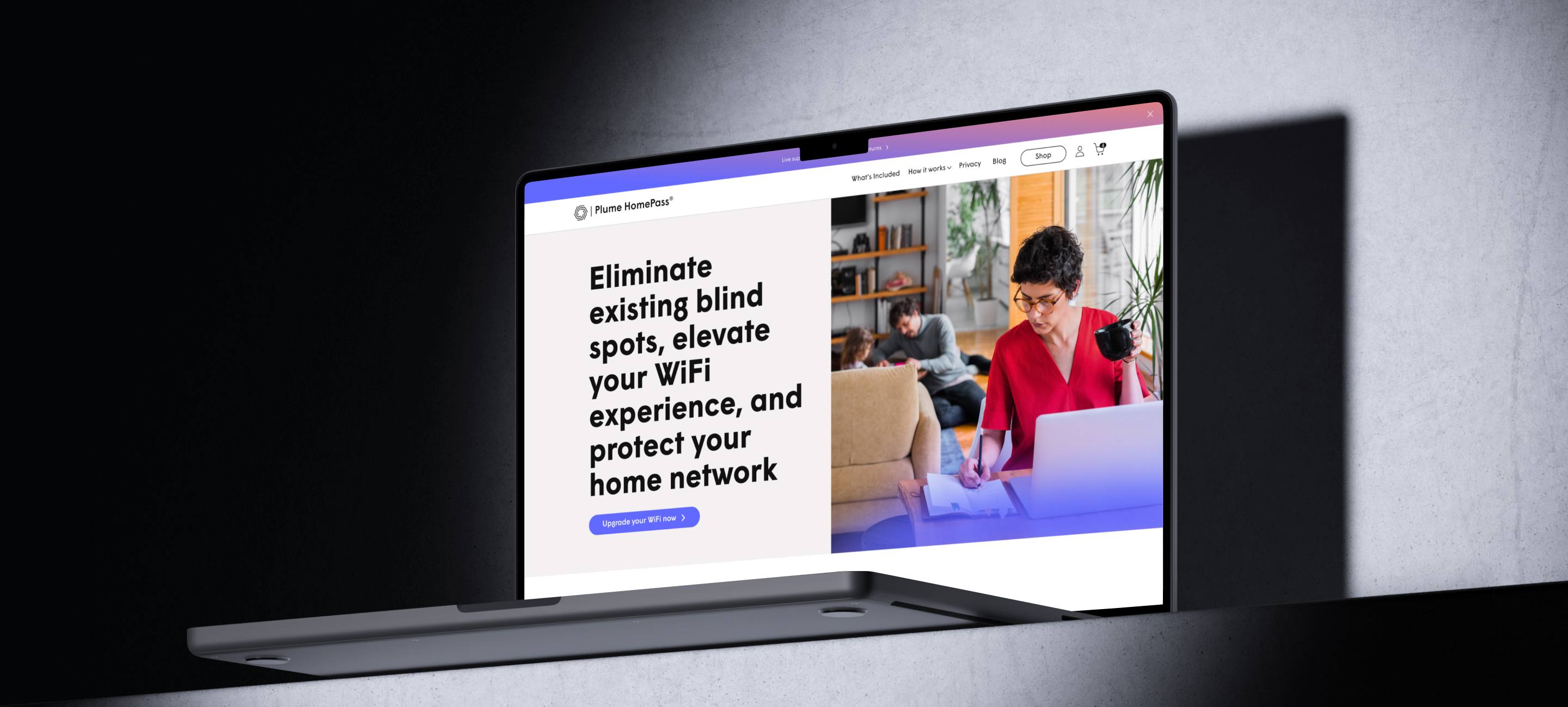 plume homepass landing page